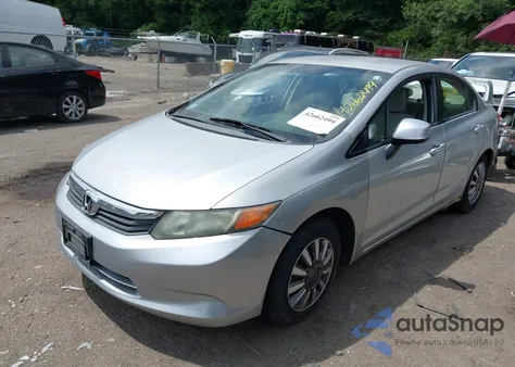 2012 Honda Civic Lx из США, поврежденный, VIN 2HGFB2F50CH323954